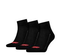 Levi's Quarter, Calzini Unisex - Adulto, Sostenibile Nero, 43-46