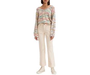Levi's Middy Ankle Boot, Boxer Bambino da Donna, White Smoke,