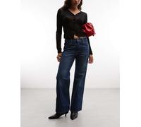 Levi's - Middy - Jeans bootcut ampi a vita medio alta lavaggio scuro-Nero W26 L29