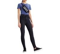 Levi's Mile High Super Skinny, Jeans Donna, Black Ground, 25W / 28L