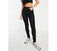 Levi's - Mile - Jeans super skinny a vita alta neri-Nero W24 L32