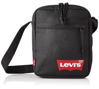 Levi's Mini Crossbody Solid (Red Batwing), Borsa Uomo, Regular Black, Taglia unica