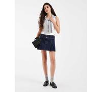 Levis - Minigonna di jeans blu scuro W27