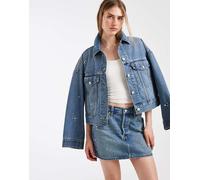 Gonna corta in denim Icon Blu 40 (IT) - W26 (US) Tinta unita