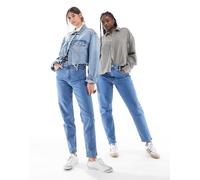 Levi's - Mom jeans a vita alta lavaggio blu medio W27 L27