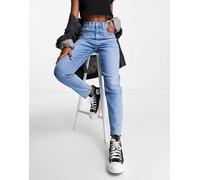 Levi's - Mom jeans a vita alta lavaggio medio-Blu W24 L29
