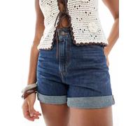 Levi's - Mom shorts blu medio con orlo risvoltato anni '80 W31