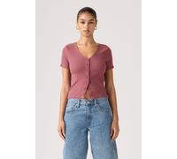 Levi's Muse Ss Tee Crushed Berry Rib Taglia: M | Maglie Sportivi Outlet | Donna