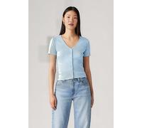 Levi's Muse Ss Tee Niagara Mist Cotton/poly Taglia: S | Cardigan Outlet | Donna
