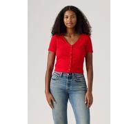 Levi's Muse Ss Tee True Red Rib Taglia: S | Magliette intime Outlet | Donna | Rosso