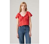 Levi's Mylene Blouse Galia Dot Coral Red Print Taglia: S | Magliette intime Outlet | Donna | Arancia