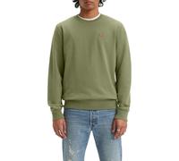 Levi's - Original - Felpa girocollo in spugna verde medio con logo batwing S