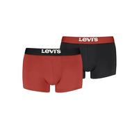 LEVIS Organic Cotton Tronco, Red/Black, L (Pacco da 2) Uomo