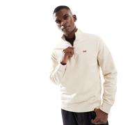 Levi's - Original - Felpa beige con zip corta e logo batwing-Neutro L