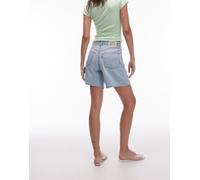 Levi's - Pantaloncini di jeans ampi a vita alta azzurri-Blu W26