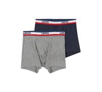 Levi's Kids Sportswear Logo Boxer Brief 2Pk Pantaloncini boxer Bambini e Ragazzi, Grey Heather, S