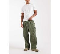 Levi's - Pantaloni cargo ampi kaki-Verde XL