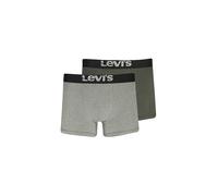 Boxer Levi's Optical Illusion Organic Cotton grigio chiaro verde cachi (2 unità) - XL