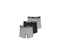 Levi's Repeat Logo Boxer Briefs, Grey Combo, L (Pacco da 3) Uomo