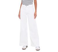 Levi's Pantaloni da Donna 318 a Gamba Larga, Morbidi e puliti, Colore Bianco Chiaro, 26 W x 30 L