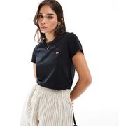 Levi's - Perfect - T-shirt nera con logo batwing piccolo-Nero L