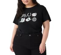 Levi's Perfect Tee Benitoite Cloud Dancer STRI T-Shirt Donna (Pacco da 1)