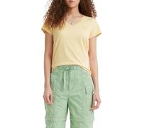 T-shirt Levi's Perfect V Neck manica corta giallo chiaro donna - S