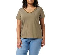 Levi's Perfect V-neck, T-shirt Donna, Peppercorn Dark Olive, XXS