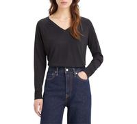Levi's Petal Vneck Sweater Pullover, Caviar, M Donna