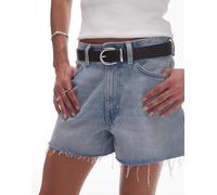 Levi's - Phoebe - Cintura in pelle nera stile western-Nero 100 cm