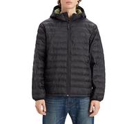LEVIS PIERCE PACKABLE JACKET, GIACCA RIPIEGABILE PIERCE Uomini, MINERAL BLACK, M