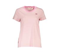 Levi's Pink Cotton Women T-Shirt - 2XS