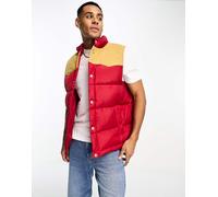 Levi's Western Bodywarmer Red Taglia: L | Giacche senza maniche Outlet | Uomo | Rosso