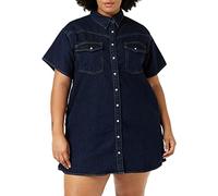 Levi's Pl Elowen Western Dress Z3339 Indigo, Vestito Donna, Elowen Z3341 - Vestito Western In Pietra Indaco, XL