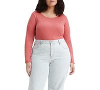 Levi's Plus Size Honey Long-Sleeve PL Miele LS, Italian Rose, XL da Donna