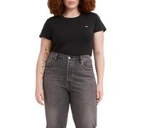 Levi's PL SS BABY TEE, T-shirt Donna, CAVIAR, 30W / 30L