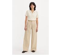 Levi's Pleated Wide-leg & Flared Jeans Pant Beige Taglia: W27L32 | Pantaloni a zampa di elefante Outlet | Donna | Marrone