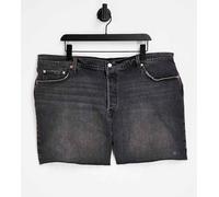 Levi's Plus - 501 Original - Pantaloncini di jeans nero slavato-Blu 52