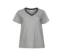 Levi's Plus Size V-neck Tee, T-shirt Donna, Raita Stripe Caviar, 2XL