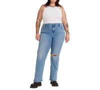 Levi's Plus Size 726 High Rise Flare, Jeans Donna, Medium Indigo Destructed, 14 S