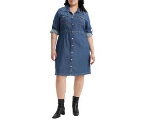 Levi's Plus Size Otto Western Dresses, Square Deal, 3XL Donna