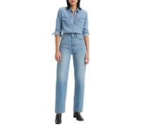 Levi's Plus Size Ribcage Straight Ankle, Jeans Donna, Light Indigo Worn In, 18 M