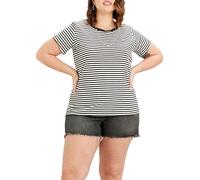 Levi's Plus Size The Perfect Tee, T-shirt Donna, Raita Stripe Caviar, 4XL