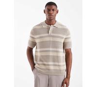 Levi's - Polo a maniche corte in maglia a righe color marrone chiaro L