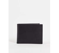Levi's - Portafoglio a libro in pelle nera con tasca portamonete e logo batwing-Nero No Size
