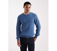 Levi's - Presidio - Maglione a trecce indaco mélange-Blu M