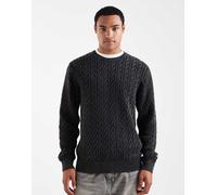 Levi's - Presidio - Maglione nero lavorato a trecce S