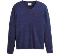 Levi's V Neck HM Sweater Pullover, Naval Academy, S Uomo
