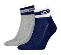 Levi's Quarter, Calzini Unisex - Adulto, Navy/Grigio, 39-42