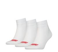 Levi's Quarter, Calzini Unisex - Adulto, Sostenibile Bianco, 39-42
